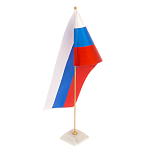 Флагшток на подставке из натурального камня Stone Flagpole варинант исполнения - 1 | Loft Concept в Казани