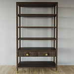 Стеллаж с двумя ящиками Elsa Dreams Walnut варинант исполнения - 4 | Loft Concept в Казани