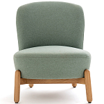 Кресло на деревянных ножках Olguin Green Chair варинант исполнения - 2 | Loft Concept в Казани