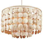 Люстра с каскадом из круглых декоративных элементов Texture Discs варинант исполнения - 2 | Loft Concept в Казани