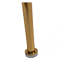 Стул велюровый хаки на золотистых металлических ножках Vendramin Chair варинант исполнения - 6 | Loft Concept в Казани