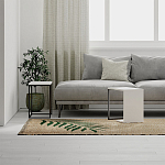 Комплект из 2-х приставных столов белого цвета из дерева ZIGOSH WHITE варинант исполнения - 3 | Loft Concept в Казани