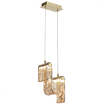 Подвесной светильник волнистой формы из фактурного стекла Wave варинант исполнения - 3 | Loft Concept в Казани