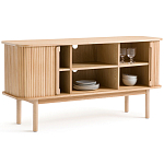 Длинный низкий буфет с 2-мя раздвижными дверцами Toinette Light Cupboard варинант исполнения - 3 | Loft Concept в Казани