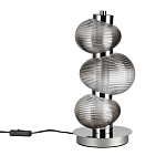 Настольная лампа с 3-мя рифлеными стеклянными шарами Marcelh Light варинант исполнения - 5 | Loft Concept в Казани