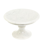 Фруктовница средняя из натурального камня Мрамор Белый Natural Stone Fruit Bowls варинант исполнения - 2 | Loft Concept в Казани