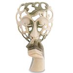 Маска ручной работы деревянная резная Beauty Mask варинант исполнения - 1 | Loft Concept в Казани