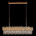 Люстра с декоративными элементами в виде крупных хрустальных цветов Palace Gardens варинант исполнения - 2 | Loft Concept в Казани