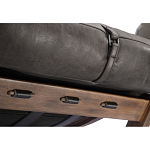 Кресло Duncan винтажная черная кожа варинант исполнения - 4 | Loft Concept в Казани