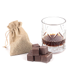 Камни для охлаждения виски из красного лемезита Natural Stone Cube варинант исполнения - 6 | Loft Concept в Казани