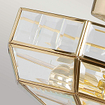 Потолочный светильник шестигранной формы с прозрачными стеклянным плафоном Elstead Lighting варинант исполнения - 12 | Loft Concept в Казани