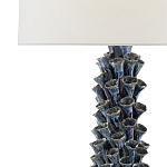 Настольная лампа с корпусом из цветков колокольчика Cascade of Blue Flowers варинант исполнения - 1 | Loft Concept в Казани