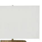 Настольная лампа с прямоугольным белым абажуром Skillful Face варинант исполнения - 2 | Loft Concept в Казани