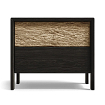 Тумба 2 ящика с подсветкой на рельефном фасаде Warm Industrial варинант исполнения - 1 | Loft Concept в Казани