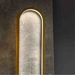 Бра с овальной рамойцвета латунь и черным кругом в центре Midnight Orbit варинант исполнения - 4 | Loft Concept в Казани