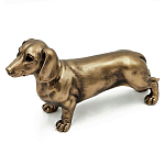 Статуэтка такса с реалистичными деталями и гладкой поверхностью Dachshund Style варинант исполнения - 1 | Loft Concept в Казани