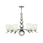 Люстра с матовыми конусными плафонами и декоративными элементами в форме шаров Hinkley варинант исполнения - 14 | Loft Concept в Казани