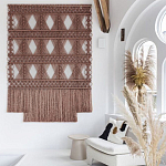 Панно Макраме коричневый цвет  варинант исполнения - 2 | Loft Concept в Казани