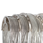 Люстра подвесная с металлическими цепочками и изогнутыми металлическими дугами 72 см Atlantis Chain варинант исполнения - 9 | Loft Concept в Казани