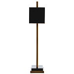 Настольная лампа прямоугольная с черным абажуром Strictness of Forms варинант исполнения - 3 | Loft Concept в Казани