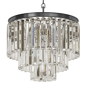 Люстра Odeon Clear Glass Fringe Chandelier - 3 rings