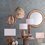 Подвесной светильник с каскадом из круглых декоративных элементов Texture Discs варинант исполнения - 3 | Loft Concept в Казани