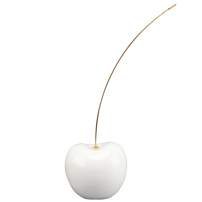 Декоративная статуэтка вишня Cherry White Statuette Белый Золотой Декоративная статуэтка вишня Cherry White Statuette Белый Золотой в Казани | Loft Concept