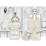 Megan Hess. Elegance варинант исполнения - 3 | Loft Concept в Казани