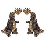 Подсвечник в виде дракона Dragon candlestick Green Gold Brown L or R варинант исполнения - 7 | Loft Concept в Казани