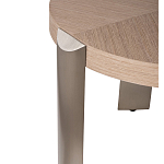 Столик журнальный круглый со светлым шпоном Light Veneer Table варинант исполнения - 6 | Loft Concept в Казани