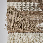 Панно из шерсти и хлопка с узором Beige Calista Cascade варинант исполнения - 7 | Loft Concept в Казани