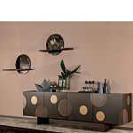 Дизайнерский комод с декором в виде круглых элементов на фасаде Matisse варинант исполнения - 4 | Loft Concept в Казани