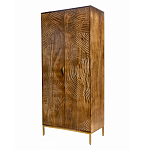 Распашной шкаф с фактурным фасадом Termite варинант исполнения - 2 | Loft Concept в Казани