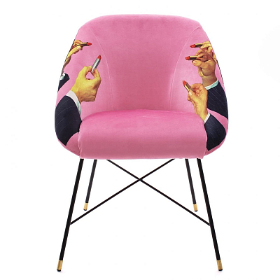 Кресло Seletti Padded Chair Lipsticks Pink Кресло Seletti Padded Chair Lipsticks Pink
