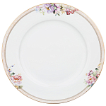 Сервиз столовый из фарфора белый с цветочным принтом на 6 персон 23 предмета Flower Porcelain Collection варинант исполнения - 3 | Loft Concept в Казани