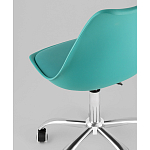 Офисный стул на металлическом основании EGGERY Blue пластик варинант исполнения - 3 | Loft Concept в Казани