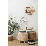 Корзина для хранения с ручками Interlacement Green  варинант исполнения - 6 | Loft Concept в Казани