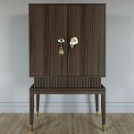 Кабинетный шкаф Elsa Dreams Walnut с 2-мя ящиками варинант исполнения - 3 | Loft Concept в Казани