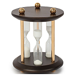 Часы круглые настольные Time Forward песочные варинант исполнения - 1 | Loft Concept в Казани