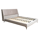 Кровать двуспальная серая Heart of the Bedroom варинант исполнения - 1 | Loft Concept в Казани