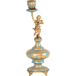 Фарфоровый подсвечник Ангел во главе Voki варинант исполнения - 1 | Loft Concept в Казани