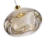 Подвесной светильник с прозрачным стеклянным плафоном округлой формы Effervia  варинант исполнения - 9 | Loft Concept в Казани