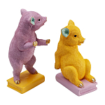 Держатель для книг Multicolored Piglet Bookends варинант исполнения - 2 | Loft Concept в Казани