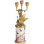Фарфоровый подсвечник Лебедь с ангелом Asse варинант исполнения - 3 | Loft Concept в Казани