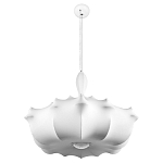 Подвесной светильник с белым фигурным абажуром и мягкими волнистыми краями Cloud Motion  варинант исполнения - 15 | Loft Concept в Казани