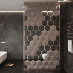 Гипсовая 3D панель с принтографией PM-30 варинант исполнения - 3 | Loft Concept в Казани