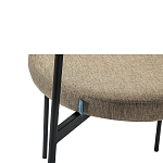 Стул металлический с мягкой спинкой и сиденьем Alfie Chair варинант исполнения - 9 | Loft Concept в Казани