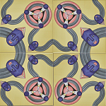 Плитка дизайнерская с узором Дива варинант исполнения - 2 | Loft Concept в Казани