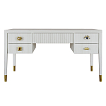 Письменный стол с 4-мя ящиками Elsa Dreams White варинант исполнения - 7 | Loft Concept в Казани