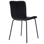 Стул черный с обивкой из велюра Black Archie Chair варинант исполнения - 3 | Loft Concept в Казани